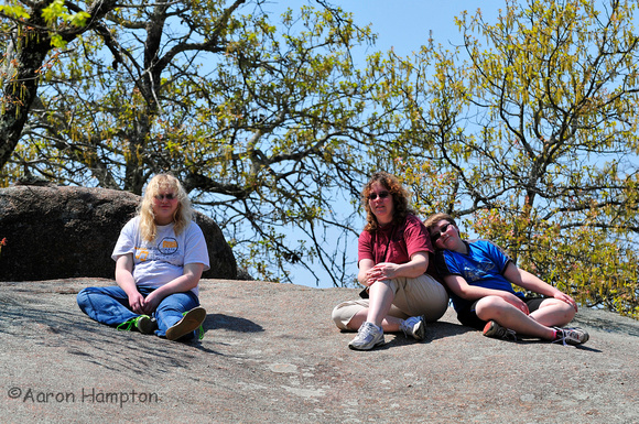 Erica, Tina & Grant at Elephant Rocks