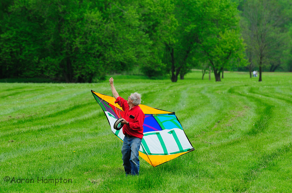 Kite demo at Washington State Park