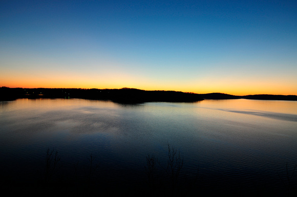 Sunset over Lake Wapappello, MO